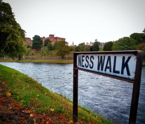 Ness Walk sign
